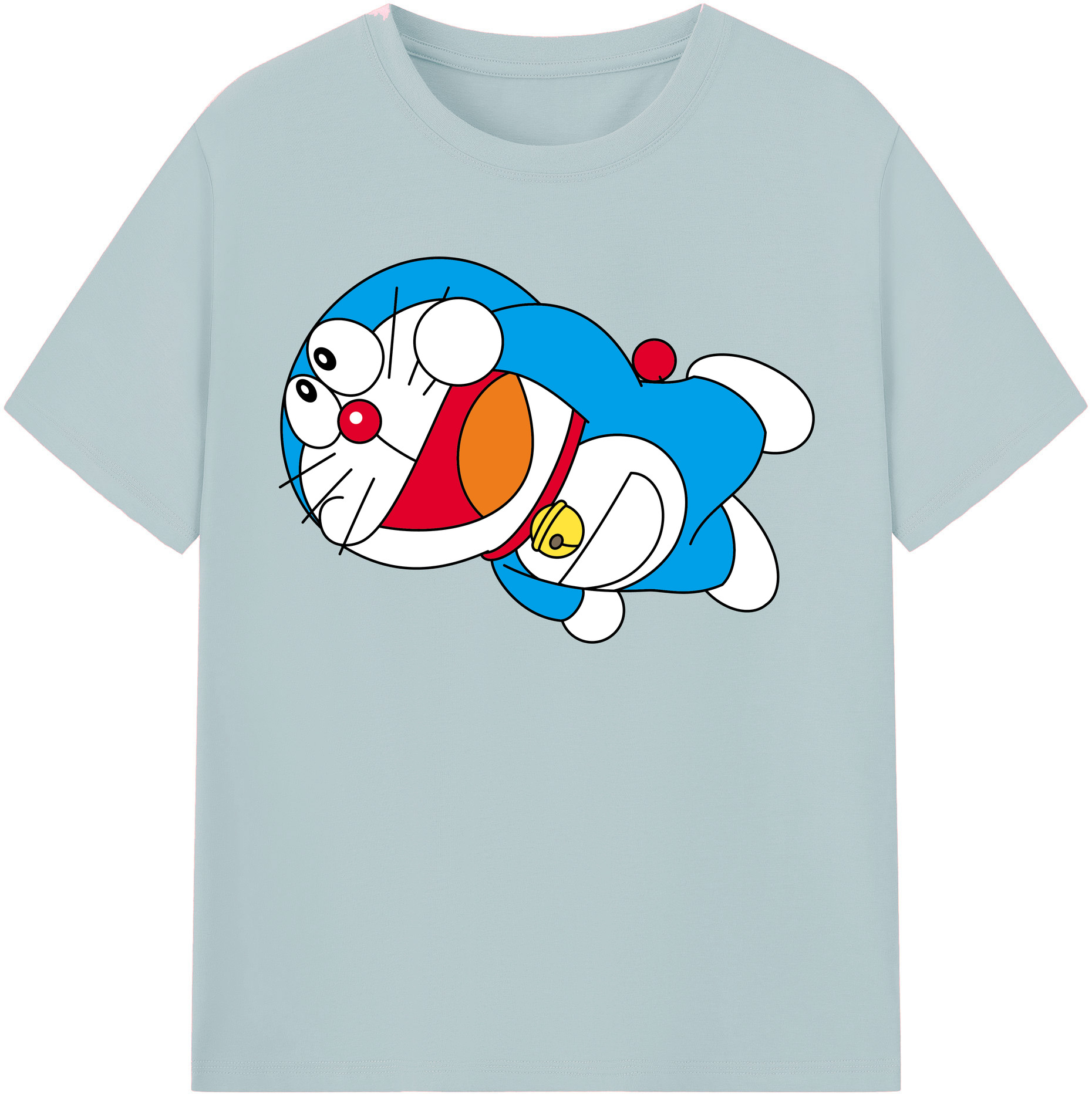 （画像用） ドラえもん Doraemon 綿100％半袖Tシャツ（フロントプリント）